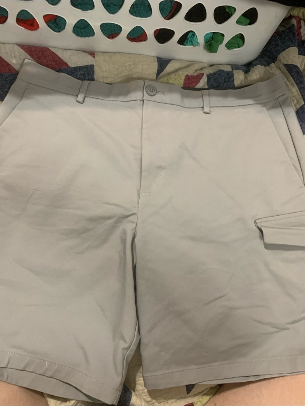 Calvin Klein Light Gray Cargo Shorts